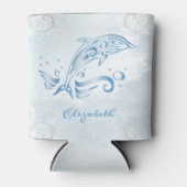 Blue Dolphin Personalisiert Can Cooler Dosenkühler (Vorderseite)