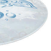 Blue Dolphin Personalisiert Cutting Board Schneidebrett (Ecke)