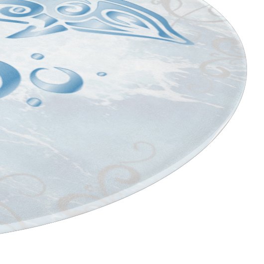 Blue Dolphin Personalisiert Cutting Board Schneidebrett (Ecke)