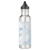 Blue Dolphin Personalisiert Edelstahlflasche (Rechts)