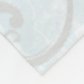 Blue Dolphin Personalisiert Fleece Blanket (Ecke)