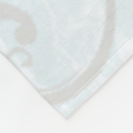 Blue Dolphin Personalisiert Fleece Blanket (Ecke)