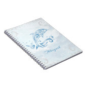 Blue Dolphin Personalisiert-Notebook Notizblock (Rechte Seite)