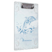 Blue Dolphin Personalisierte Zwischenablage Klemmbrett (Rechts)
