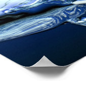 Blue Dolphin Poster (Ecke)