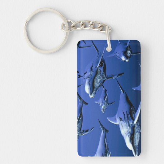 Blue Dolphin Schlüsselanhänger (Vorderseite)