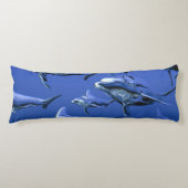 Blue Dolphin Seitenschläferkissen (Vorderseite)