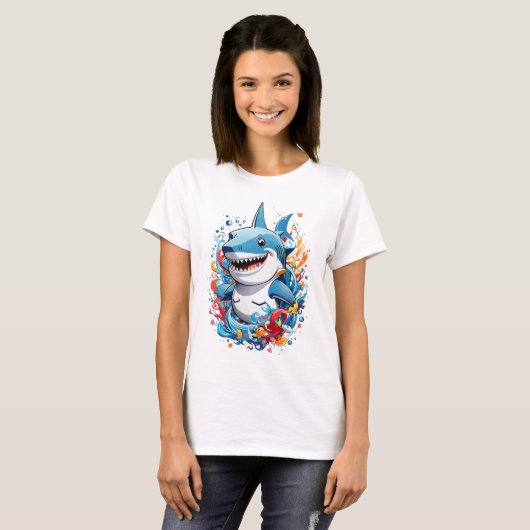 Blue Dolphin T-Shirt (Vorne ganz)