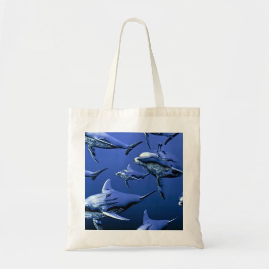 Blue Dolphin Tragetasche (Vorne)