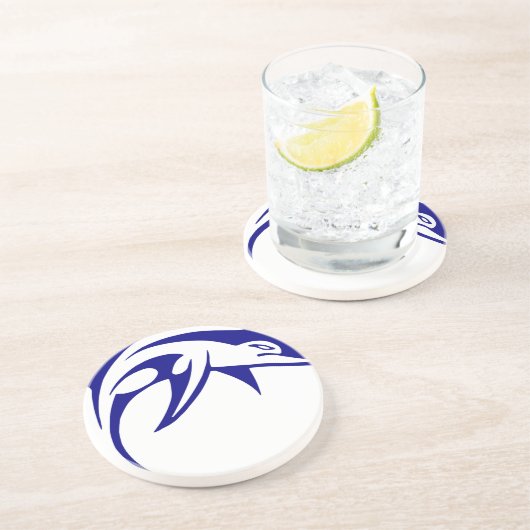 Blue Dolphin Untersetzer (Seite)