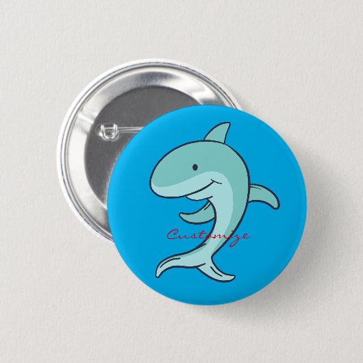 Blue Dolphins Leaping Thunder_Cove Button (Vorne & Hinten)