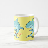 Blue Dolphins Leaping Thunder_Cove Kaffeetasse (VorderseiteRechts)