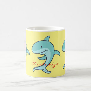 Blue Dolphins Leaping Thunder_Cove Kaffeetasse
