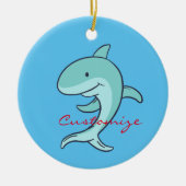 Blue Dolphins Leaping Thunder_Cove Keramik Ornament (Vorne)