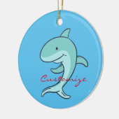 Blue Dolphins Leaping Thunder_Cove Keramik Ornament (Links)