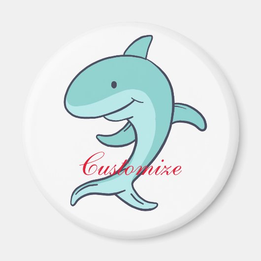 Blue Dolphins Leaping Thunder_Cove Magnet (Vorne)