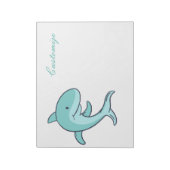 Blue Dolphins Leaping Thunder_Cove Notizblock (Rotiert)