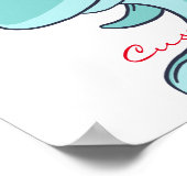 Blue Dolphins Leaping Thunder_Cove Poster (Ecke)