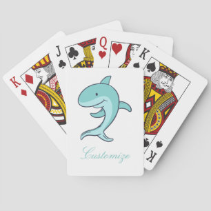 Blue Dolphins Leaping Thunder_Cove Spielkarten