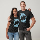 Blue Dolphins Mandala Top Summer Ocean Vibes Graph (Unisex)