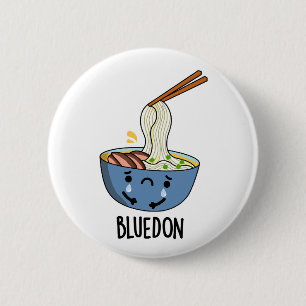 Blue-don Funny Udon Pun Button