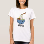Blue-don Funny Udon Pun T-Shirt (Vorderseite)