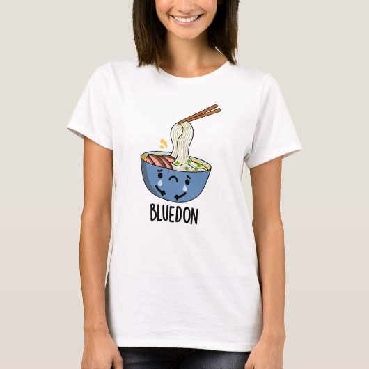 Blue-don Funny Udon Pun T-Shirt (Vorderseite)