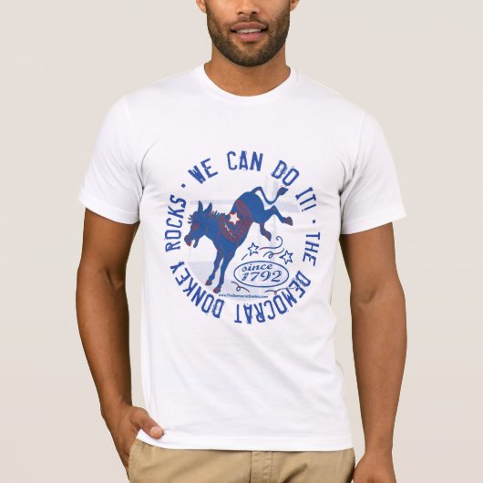 Blue Donkey Kicking Shirt (Vorderseite)