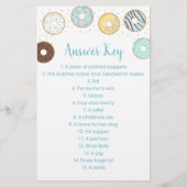 Blue Donut Baby Duschkabine Kinderzimmer Rhyme Gam (Rückseite)