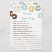 Blue Donut Baby Duschkabine Kinderzimmer Rhyme Gam (Vorne/Hinten)