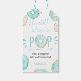 Blue Donut Baby Pop, wenn sie Pop Geschenkanhänger