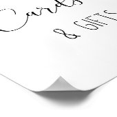 Blue Donut Baby Sprinkkarten und Geschenke Poster (Ecke)