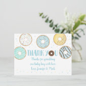 Blue Donut Baby Sprinkle Danke (Stehend Vorderseite)