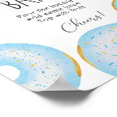 Blue Donuts Momosa Bar Poster (Ecke)