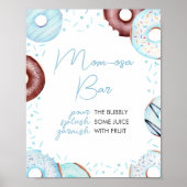 Blue Donuts und Diapers Mama Osa Bar Poster (Vorne)
