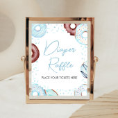 Blue Donuts und Windeln Windeln Windeln Raffel Poster