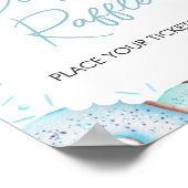 Blue Donuts und Windeln Windeln Windeln Raffel Poster (Ecke)