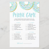 Blue Donuts Was ist auf Ihrem Handy Baby Shower Ga (Vorderseite)