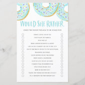 Blue Donuts würde sie eher ein Baby Duschspiel (Vorderseite)