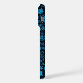 Blue Doodles iPhone 15 pro max Gehäuse iPhone 15 Pro Max Hülle