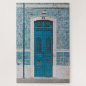 Blue Door Foto in Portugal Puzzle (Vertikal)