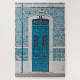 Blue Door Foto in Portugal Puzzle