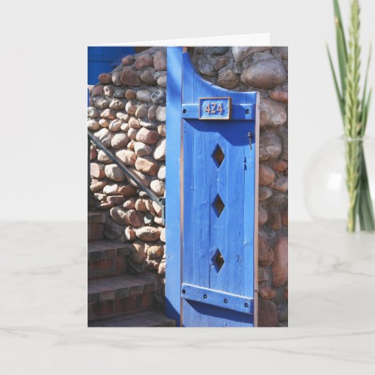 Blue Dose Grußkarte Einladung (Vorderseite)