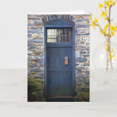 Blue Dose Grußkarte Karte (Gelbe Blume)