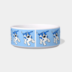 Blue Dot Dog Napf