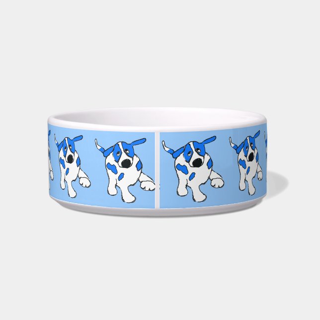 Blue Dot Dog Napf (Rückseite)