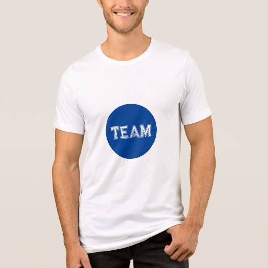 Blue Dot Election Bella+Leinwand Tri-mix T - Shirt (Vorderseite)