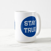 Blue Dot Election Tasse (VorderseiteRechts)