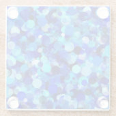 Blue Dot Glass Untersetzer (Rückseite)