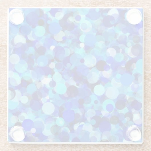 Blue Dot Glass Untersetzer (Rückseite)